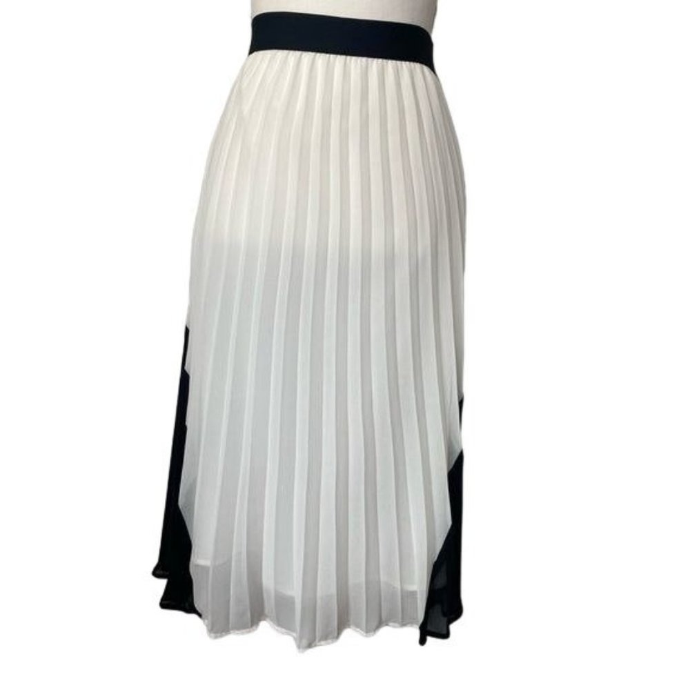 NWT Chelsea28 ladies long maxi skirt sheer lined size small S